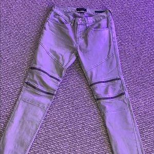 Pacsun Khaki Zipper Jeans